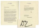 Eisenhower Letter Signed as President Regarding FDR, His Democratic Predecessor: ...one President desperately tried to arrogate himself greater power than contemplated in the Constitution...