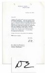 Dwight Eisenhower Letter Signed as President -- ...Whether [campaigners] will...reach...every single voter who favors the Administration...is something we shall have to find out...
