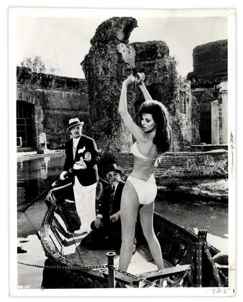 8 x 10 Press Photo of Raquel Welch in Her 1968 Film The Biggest Bundle of Them All