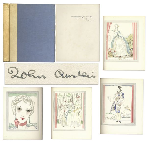 English Illustrator John Austen Signed Copy of Manon Lescaut -- With Twelve Beautiful Art-Deco Illustrations