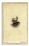 General Ambrose Burnside CDV -- Mathew Brady Backstamp