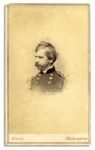 Union General Nathaniel Banks CDV -- Mathew Brady Backstamp