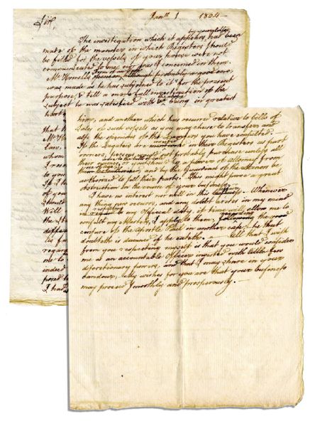 Autograph Letter by DOI Signer William Ellery