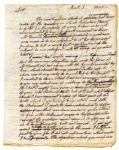 Autograph Letter by DOI Signer William Ellery