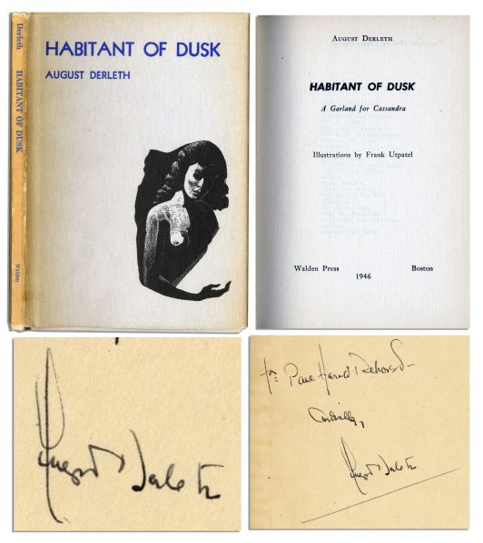 August Derleth Habitant of Dusk Limited Edition Signed