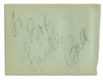 Lucille Ball Large and Rare Full Signature, To Bob / Lucille Ball