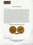 Nobel Prize Awarded to Chemist Heinrich Wieland, the Founder of Modern Biochemistry -- The Only Nobel Prize in Chemistry Ever to Be Auctioned