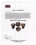 Philadelphia Phillies 1980 World Series Ring -- Awarded to Longtime National League President Charles ''Chub'' Feeney -- The First World Series Ever Won by the Franchise