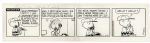 Charles Schulz Hand-Drawn & Signed Peanuts Comic Strip From 1967 -- A Baseball Strip Featuring Charlie Brown & Peppermint Patty
