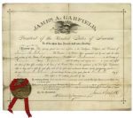 Scarce James Garfield Document Signed as President -- From 7 June 1881