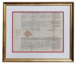 Thomas Jefferson Four-Language Ship's Paper Signed as President -- Countersigned by James Madison as Secretary of State
