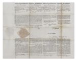 Thomas Jefferson Four-Language Ship's Paper Signed as President -- Countersigned by James Madison as Secretary of State