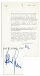 Albert Speer Letter Signed About Hitler -- ...Napoleon is positively fundamentally different from Hitler...the awful circumstances that were found in Hitlers authoritarian system...