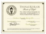 ''Painter of Light'' Thomas Kinkade's ''Gardens Beyond Spring Gate'' -- 1998 Artist Proof