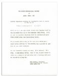 John F. Kennedy Press Kit -- Welcoming Him to Texas the Night of His Assassination