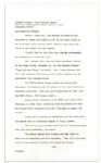 John F. Kennedy Press Kit -- Welcoming Him to Texas the Night of His Assassination
