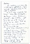 Dwight D. Eisenhower Signed Intimate Letter to His Wife -- ''...I find myself trying to write everything except what is actually in my mind...''