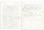 General Dwight Eisenhower Autograph Letter Signed to His Wife, Mamie -- ...the only real reason Im writing is just to tell you again I love you...