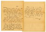 Dwight Eisenhower 1945 Autograph Letter Signed -- ...A...parade of visitors...Just spent an hour with a Senator...Tomorrow I go to Berlin and...must go...for a conference with [Gen.] McNarney...