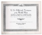 United States Pictorial History of WWI in Four Volumes -- ''U.S. Official Pictures of the World War Showing America's Participation''