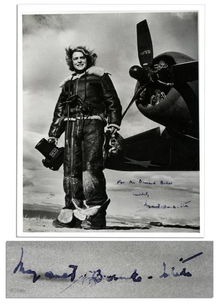 Margaret Bourke-White 8 x 10 Signed Photo