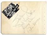 Nat King Cole Trio Autographs -- Plus Nine Additional Signatures of 1930s Jazz Legends