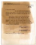Louis L'Amour Document Signed -- Contract For a Collaboration With Screenwriter Jack Natteford