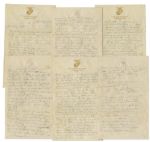 Rene Gagnon 1944 WWII Autograph Letter Twice Signed -- ...Id even go over the hill [AWOL] and go to Manchester to see you if you wanted me to, but I know you dont want me to...
