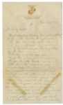 Rene Gagnon 1944 WWII Autograph Letter Twice Signed -- ''...I'd even go over the hill [AWOL] and go to Manchester to see you if you wanted me to, but I know you don't want me to...''