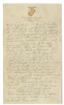 Rene Gagnon 1944 WWII Autograph Letter Twice Signed -- ''...I'd even go over the hill [AWOL] and go to Manchester to see you if you wanted me to, but I know you don't want me to...''