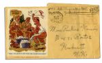 Iwo Jima Hero Rene Gagnon Autograph Letter Signed -- ''...the war is going to last six more years, one year to lick the Germans, one year to lick the Japs...''
