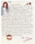 Blaze Starr Autograph Letter Signed -- Regarding a Tryst in the White House with JFK -- ...I told J.F.K. about my fantasy with the Lincoln bedroom. He said lets go...