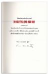 Gorgeous Signed Limited Edition of Cormack McCarthy's ''No Country For Old Men'' -- The Novel That Inspired 2007's Best Picture -- Fine