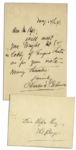 Charles D. Coburn Autograph Letter Signed