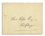Charles D. Coburn Autograph Letter Signed