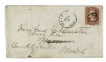 George Custer Envelope Signed