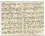 3rd Massachusetts Letter -- ''...it was as hot as 2 hells here...I think they are trying to kill our regiment...our party got licked...it will always be so as long as they have such damn fools...''