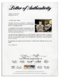 Excellent Mickey Mantle & Willie Mays Signed Photo -- With PSA/DNA
