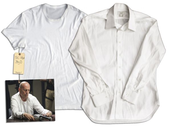 Bruce Willis Screen-Worn Shirts From Red 2