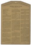 President Calvin Coolidge Signed 1927 Birth Certificate -- Also Signed by First Lady Grace Coolidge