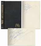 McDonalds CEO Ray Kroc Twice Signed Book, The Making of McDonalds