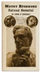Mount Rushmore Designer, Gutzon Borglum Signed Mount Rushmore Booklet