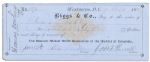 Civil War Photographer Alexander Gardner Signed Check
