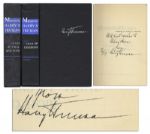 Harry Truman Signed First Edition of His Memoirs