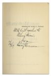 Harry Truman Signed First Edition of His ''Memoirs''