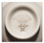 Clinton White House-Used China -- Cup & Saucer Set by Lenox From the Year 2000 -- Part of the First Order -- Fine