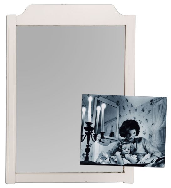 John & Jackie Kennedy Owned & Used Mirror That Hung in Their Hyannis Port Home -- 20 x 28
