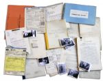 Peter Lawford Rat Pack Archive -- Documents for His Movie With Sammy Davis Jr., 63 Photos From the 1960s, Matchbooks & Legal Documents From Taxes & His Divorce From Patricia Kennedy