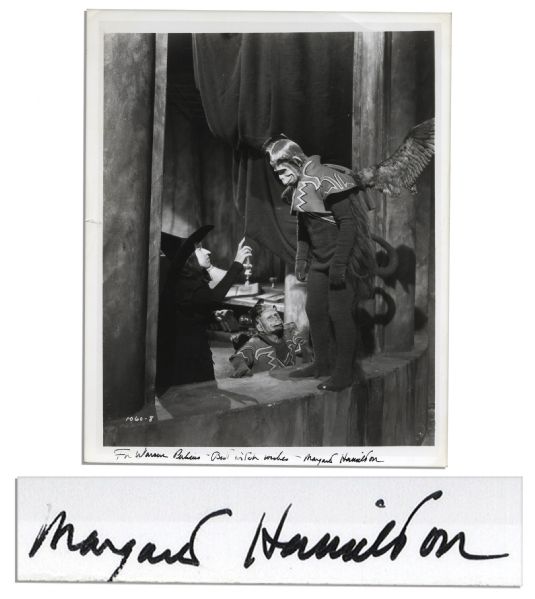 Margaret Hamilton 8 x 10 Photo Signed as the Witch From The Wizard of Oz -- Best witch wishes