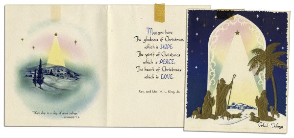 Martin Luther King, Jr. & Mrs. King Christmas Card